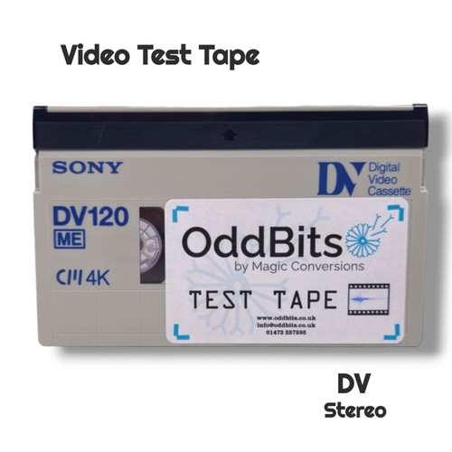 Oddbits video test tape dv - video,