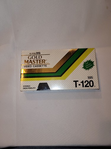 Nastro vhs super 120 - super, gold