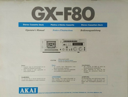 Akai f80 lettore - -,