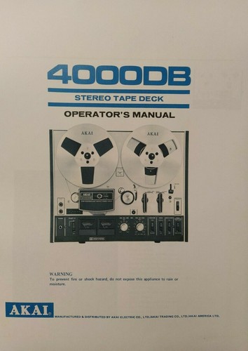 Akai 4000db reel to - akai,