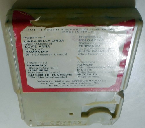 Cartridge track tape - cartridge,