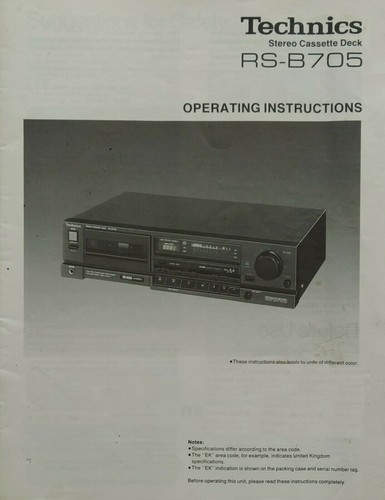 Technics b705 nastro - -,
