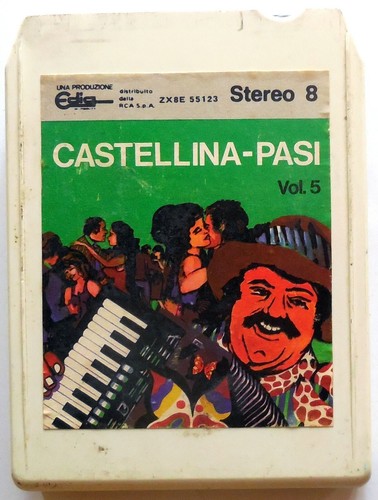 Cartridge track tape stereo - stereo, 8