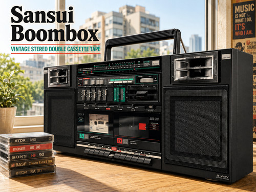 Sansui boombox rare - boombox, 🌈rare🌈